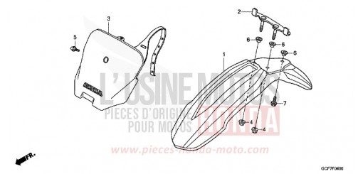 AILE AVANT CRF70FC de 2012
